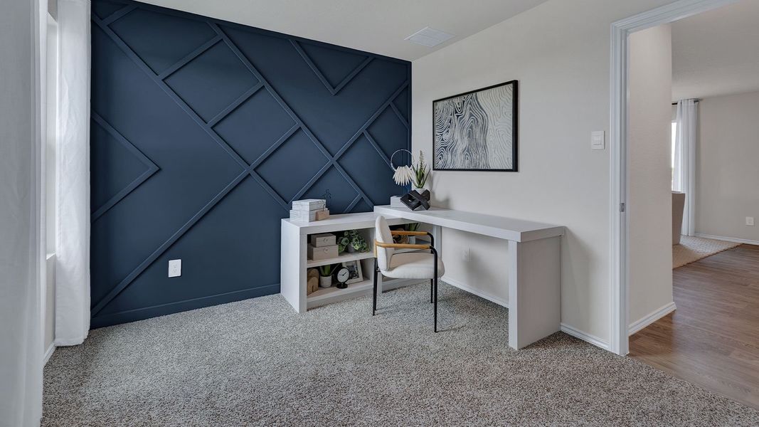 Representative furnished interior of a home built from the The Emma by D.R. Horton in Arroyo Ranch, Seguin (Image 14).