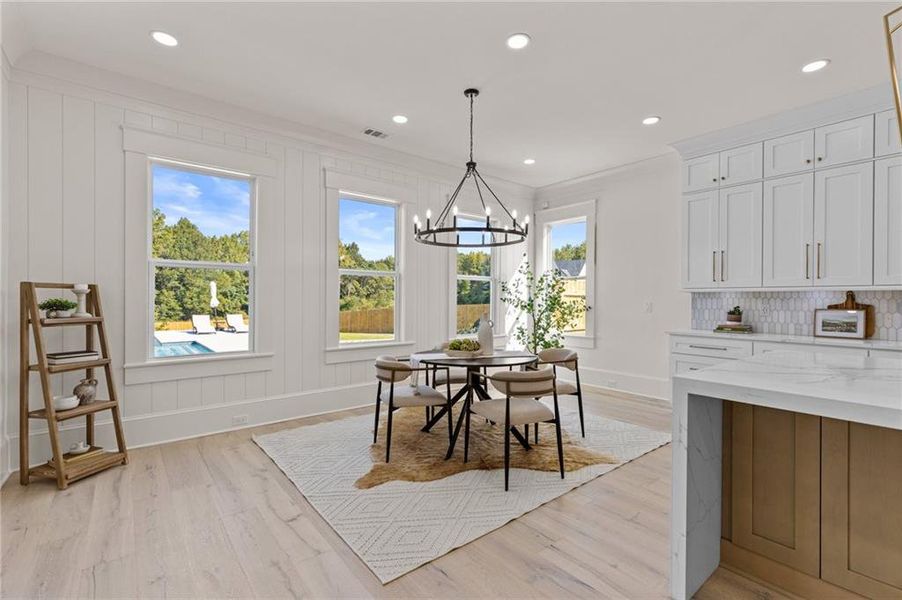 Furnished interior view inside a new home in , Dacula (Image 17).