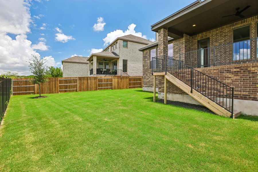 Exterior details and patio area of a home in 6 Creeks, Kyle (Image 22). Exterior details and patio area of a home in 6 Creeks, Kyle (Image 22).
