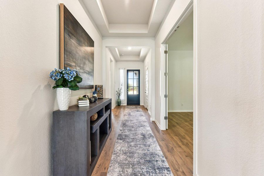 Furnished interior view inside a new home in Highland Village, Georgetown (Image 6).