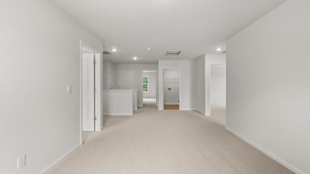 Spacious, unfurnished interior of a new home in Northwoods at Mirror Lake, Villa Rica (Image 25). Spacious, unfurnished interior of a new home in Northwoods at Mirror Lake, Villa Rica (Image 25).