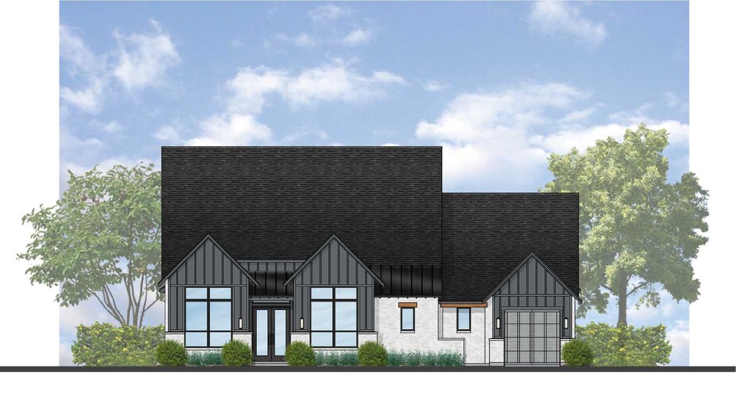 Representative rendering of the exterior for the 281 Plan by Highland Homes (Image 30).