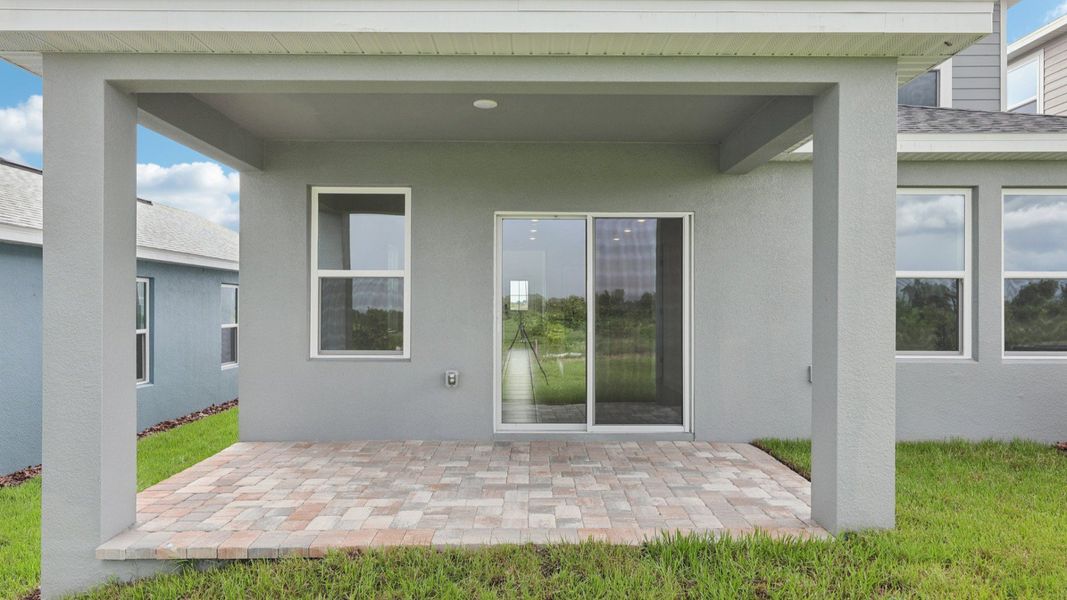 Naples Floor Plan Rear Elevation by DRB Homes Naples Floor Plan Rear Elevation by DRB Homes