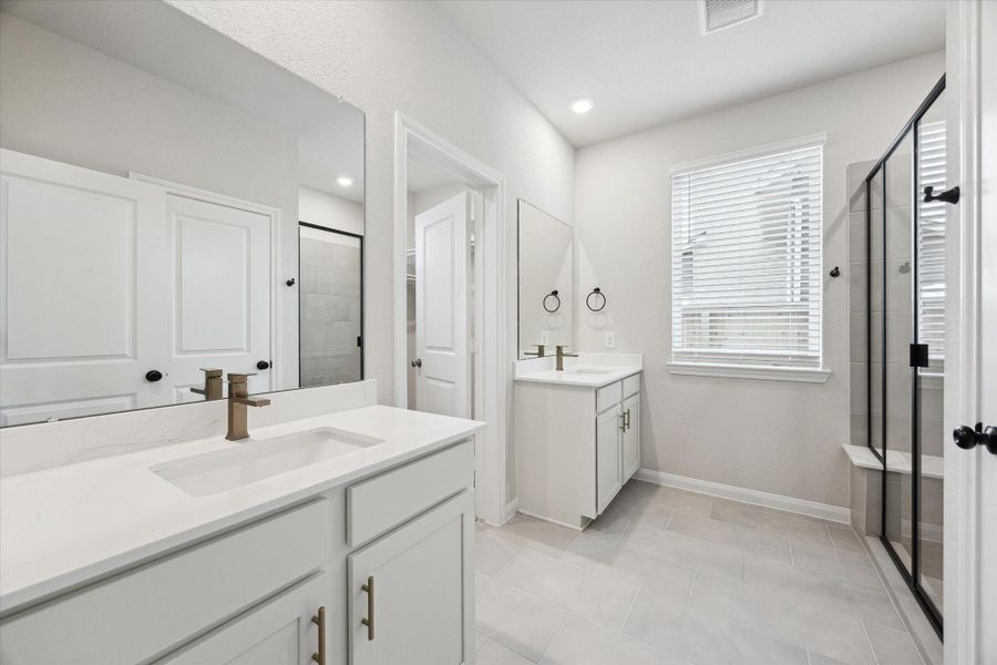 Furnished interior view inside a new home in Elyson, Katy (Image 8).
