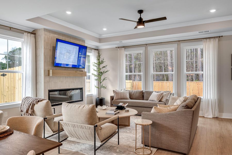Furnished interior view inside a new home in Creek Pointe, Moncks Corner (Image 27).