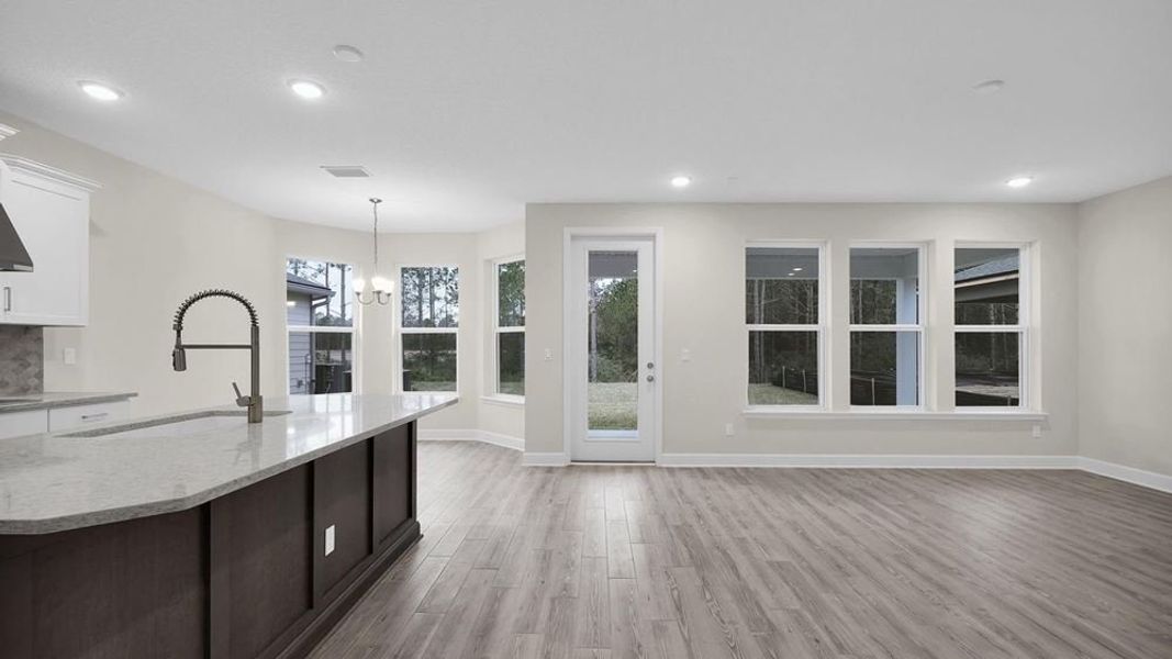 Representative unfurnished interior of a home built from the The Fanning by Providence Homes (Florida) in Reflections at Nocatee, Nocatee (Image 18).