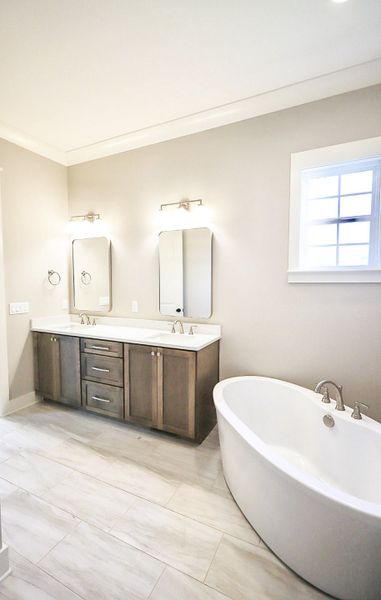 Furnished interior view inside a new home in Creekside, Cleveland (Image 9). Furnished interior view inside a new home in Creekside, Cleveland (Image 9).