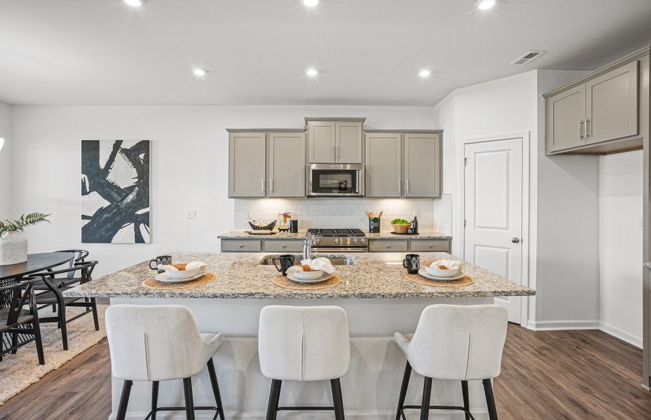 Furnished interior view inside a new home in Parkside Crossing, Charlotte (Image 16).