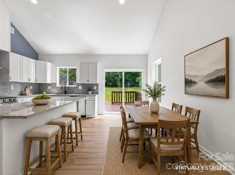 Furnished interior view inside a new home in , Cherryville (Image 10).