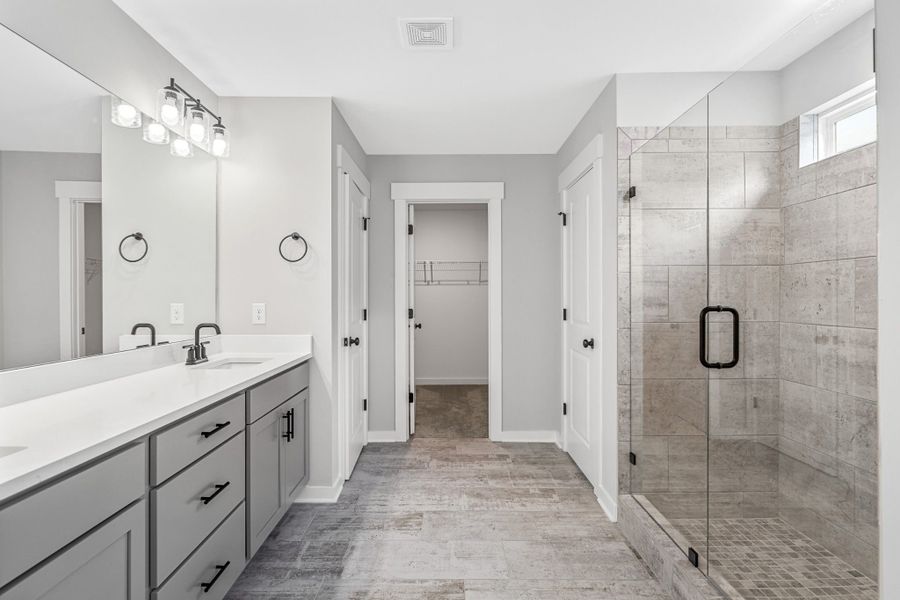 Furnished interior view inside a new home in Calista Farms, White House (Image 59).