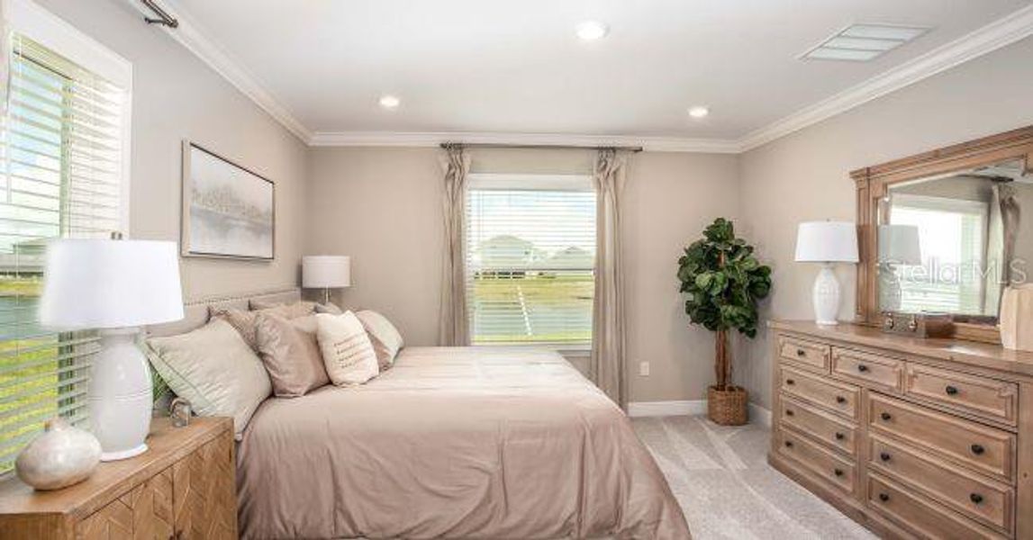 Furnished interior view inside a new home in Avalon Woods, Newberry (Image 11).