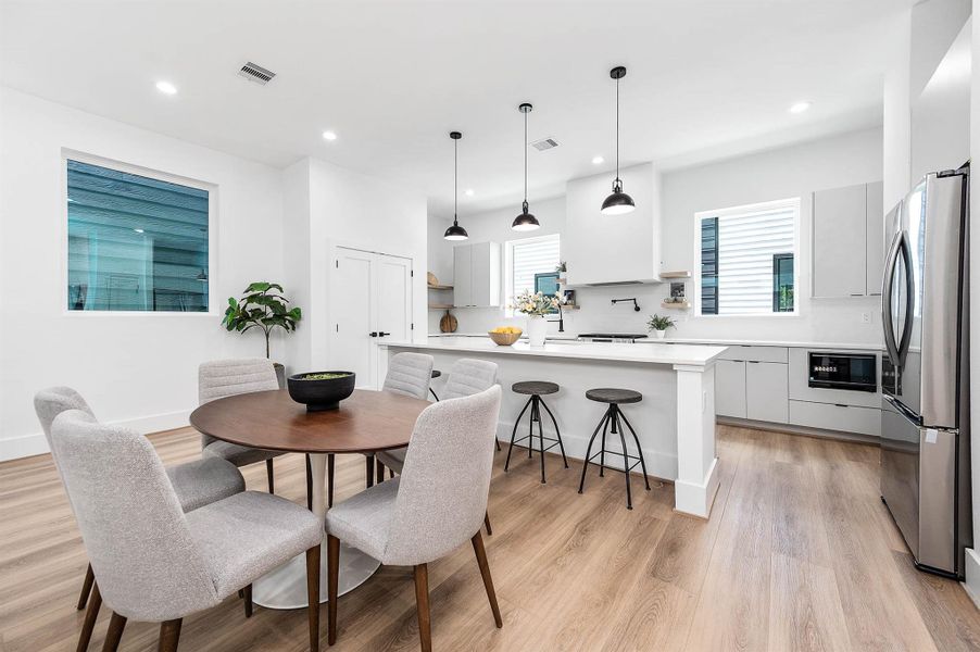 Furnished interior view inside a new home in , Houston (Image 9).