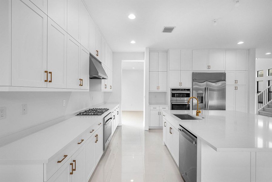 Furnished interior view inside a new home in Lotus Edge, Boca Raton (Image 18).