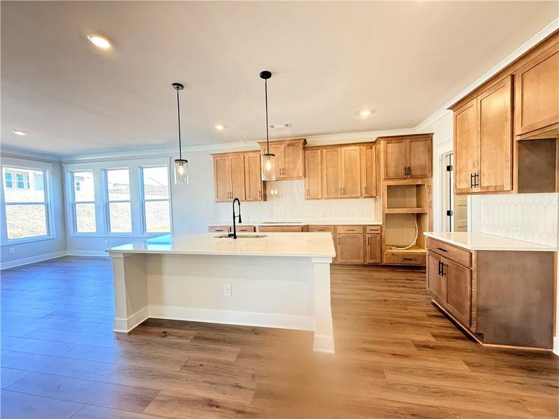Furnished interior view inside a new home in Ponderosa Farms Reserve, Gainesville (Image 14).