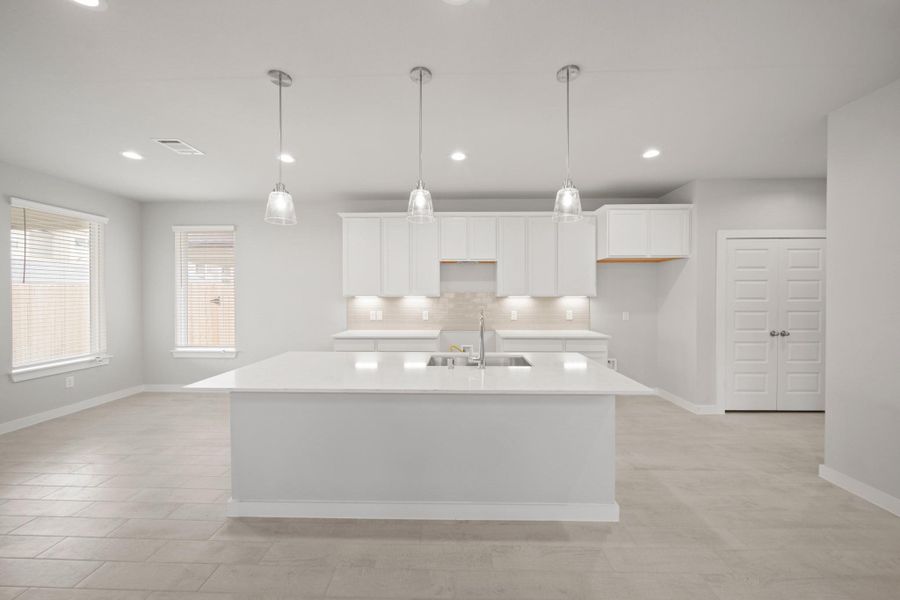 Furnished interior view inside a new home in Morton Creek Ranch, Katy (Image 3). Furnished interior view inside a new home in Morton Creek Ranch, Katy (Image 3).