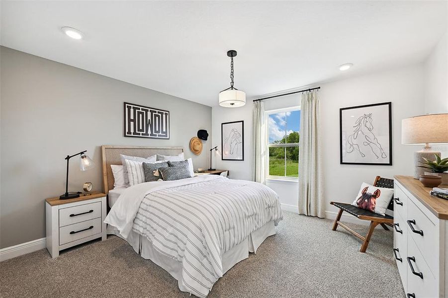 Furnished interior view inside a new home in Estates at Lake Jesup, Sanford (Image 6).