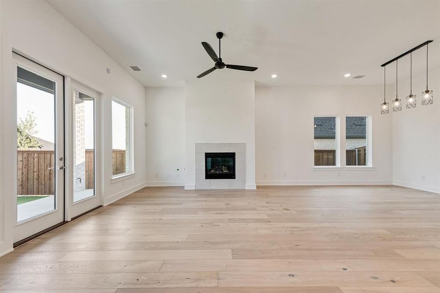 Spacious, unfurnished interior of a new home in Hillside Village, Celina (Image 22). Spacious, unfurnished interior of a new home in Hillside Village, Celina (Image 22).