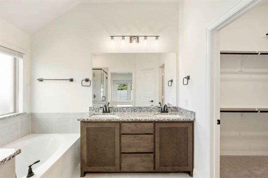 Furnished interior view inside a new home in Union Park Classic 60, Little Elm (Image 5). Furnished interior view inside a new home in Union Park Classic 60, Little Elm (Image 5).