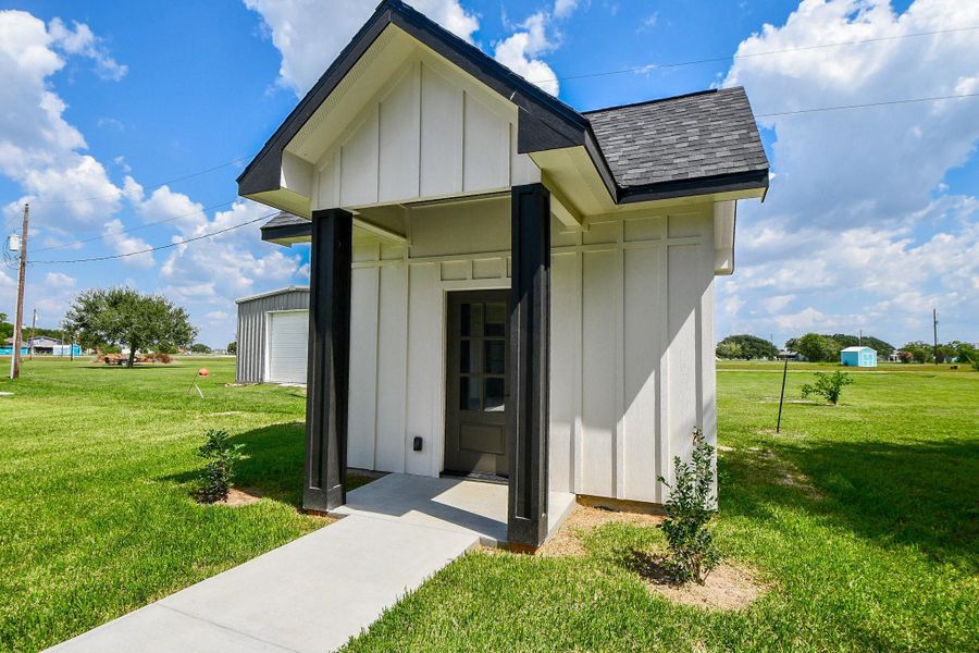 Exterior details and patio area of a home in , Palacios (Image 24). Exterior details and patio area of a home in , Palacios (Image 24).