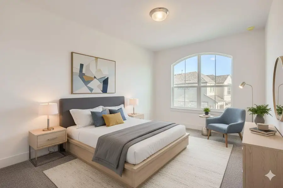 Furnished interior view inside a new home in Chester Ranch Place, Round Rock (Image 8). Furnished interior view inside a new home in Chester Ranch Place, Round Rock (Image 8).