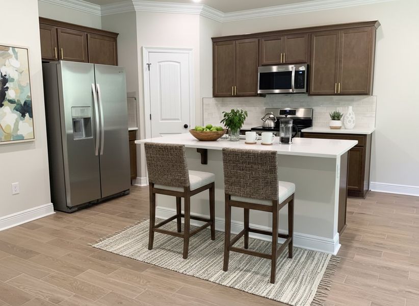 Furnished interior view inside a new home in Sentinel Ridge, Pace (Image 4).