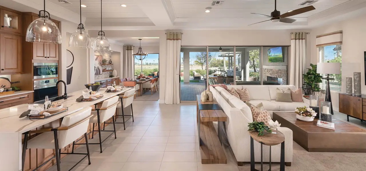 Representative furnished interior of a home built from the Avalon by Robson Resort Communities in Robson Ranch Arizona, Eloy (Image 5).