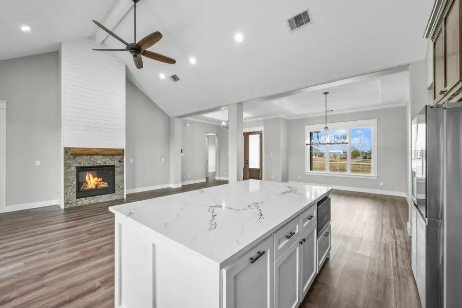 Furnished interior view inside a new home in , New Waverly (Image 13).
