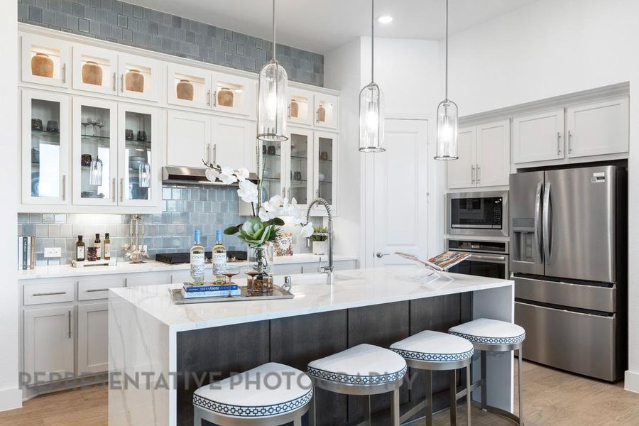 Furnished interior view inside a new home in Wolf Ranch: 51ft. lots, Georgetown (Image 7).