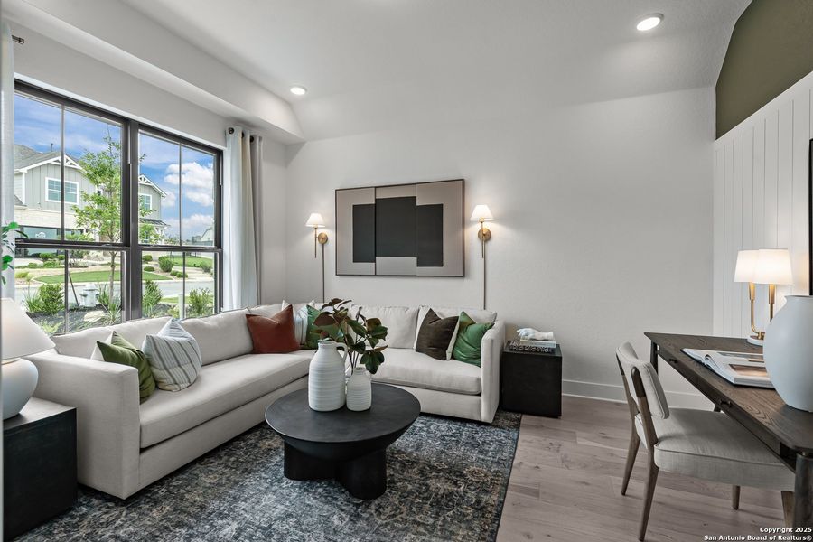 Furnished interior view inside a new home in Bison Ridge, San Antonio (Image 29).