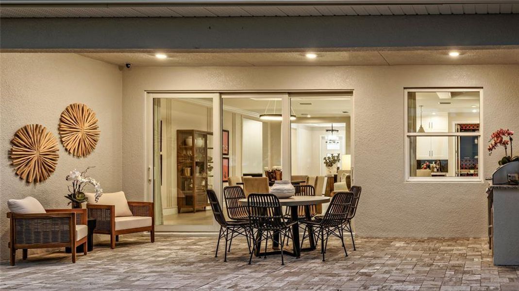 Furnished interior view inside a new home in Cresswind at Lake Harris, Tavares (Image 10).