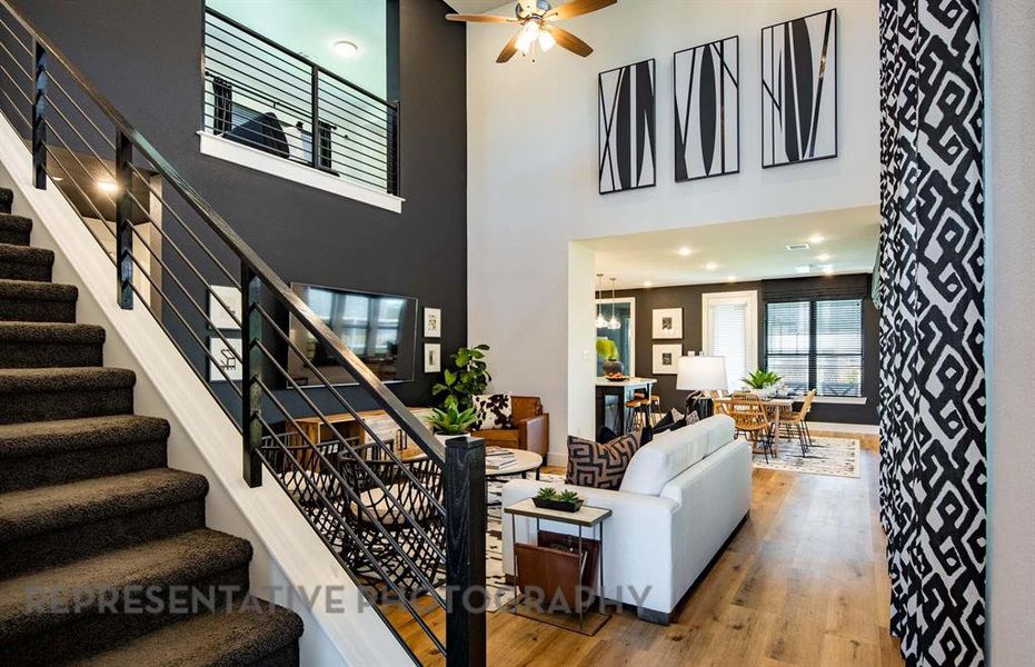 Furnished interior view inside a new home in Wellington, Haslet (Image 9).