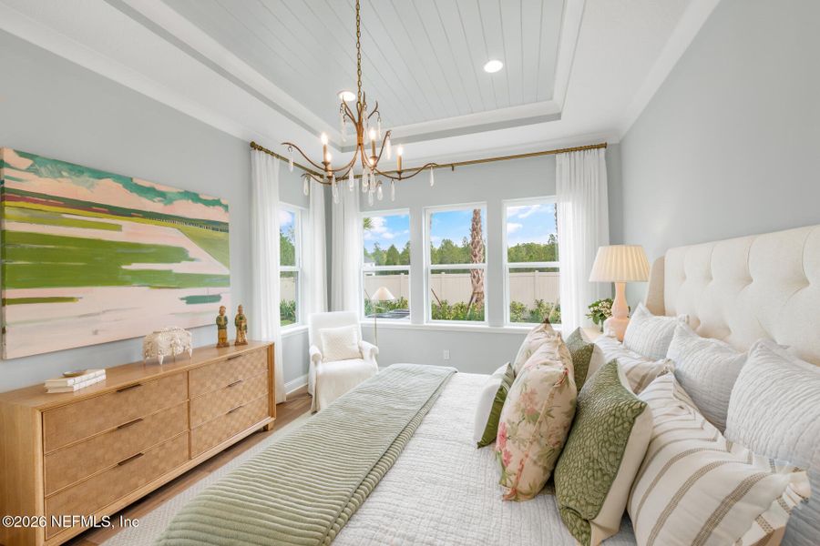 Furnished interior view inside a new home in Reflections at Nocatee, Ponte Vedra (Image 11). Furnished interior view inside a new home in Reflections at Nocatee, Ponte Vedra (Image 11).