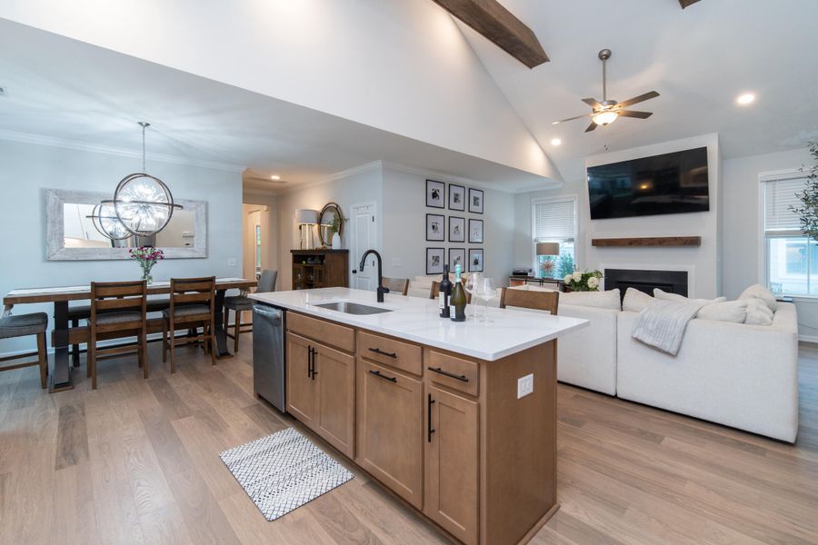 Furnished interior view inside a new home in Twin Lakes, Johns Island (Image 37).