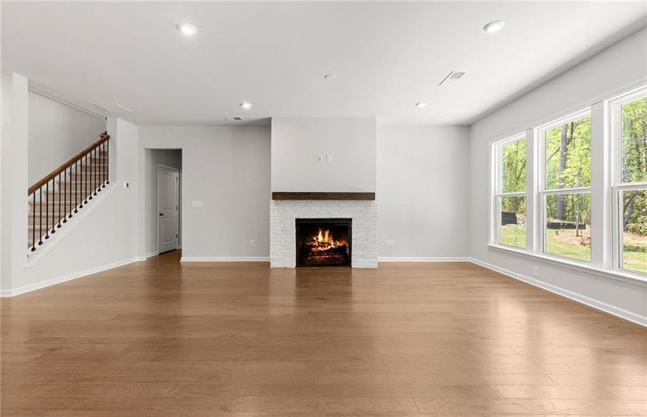 Spacious, unfurnished interior of a new home in Reunion, Flowery Branch (Image 24).