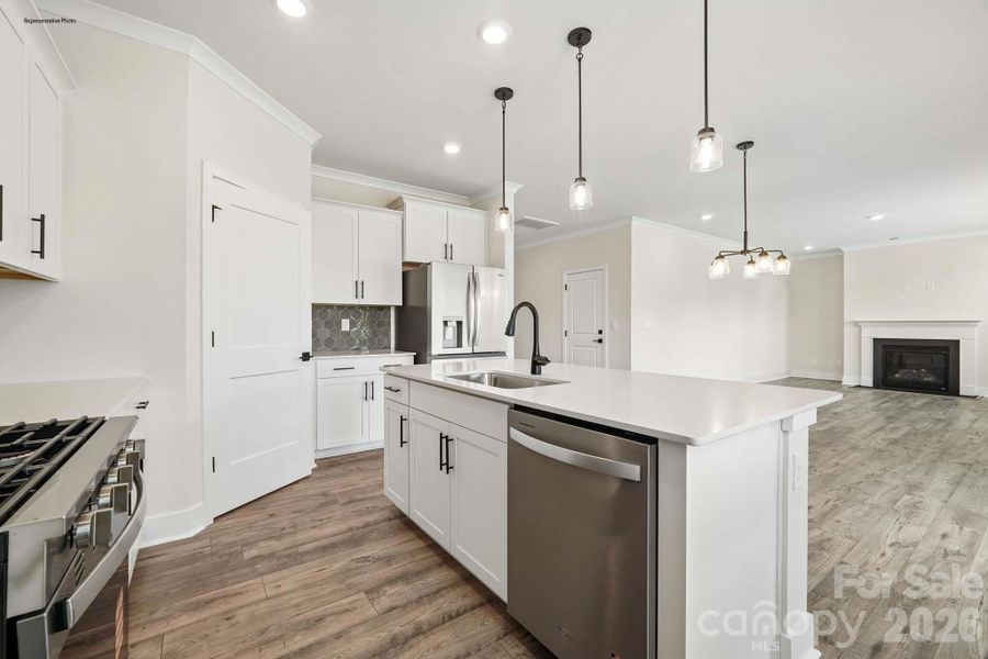 Furnished interior view inside a new home in Avalon of Gastonia, Gastonia (Image 5).