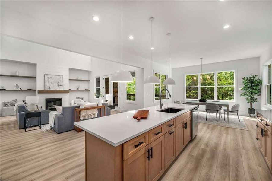 Furnished interior view inside a new home in , Jefferson (Image 9).