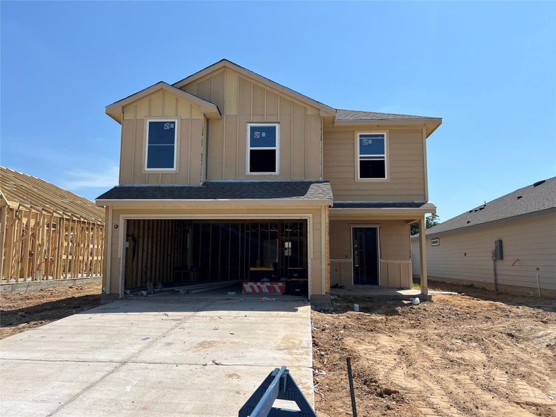 In-progress construction of a new home in Wilkins Valley, Brenham, TX (Image 32).