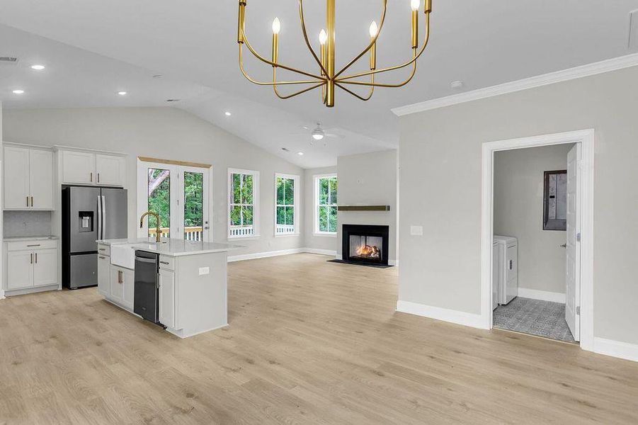 Spacious, unfurnished interior of a new home in Heron Preserve, Hanahan (Image 16). Spacious, unfurnished interior of a new home in Heron Preserve, Hanahan (Image 16).