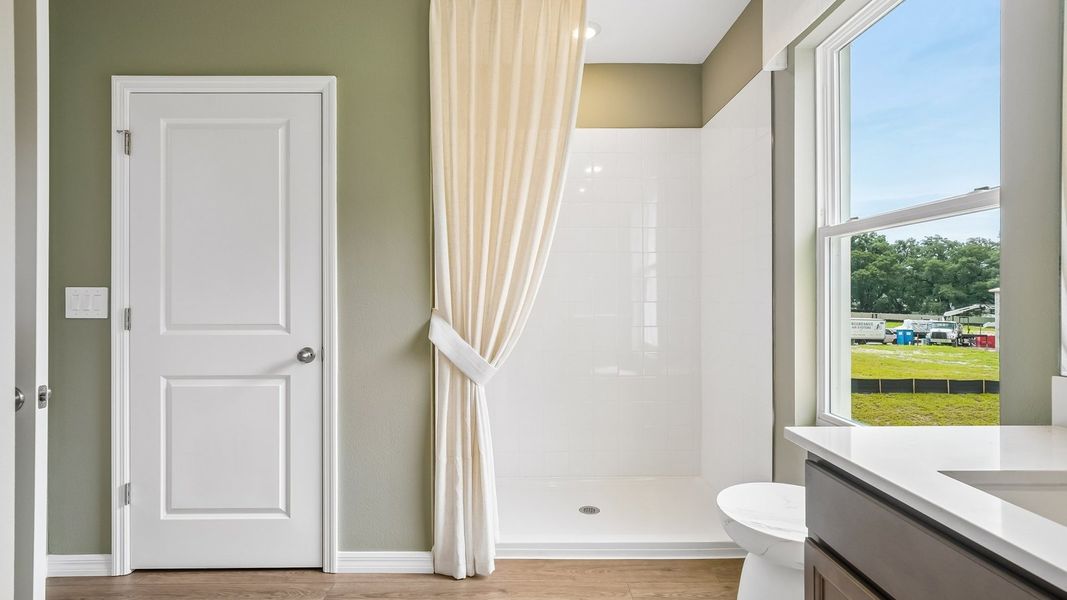 Furnished interior view inside a new home in Northwater at Two Rivers, Zephyrhills (Image 39).
