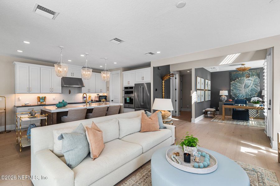 Furnished interior view inside a new home in , St. Johns (Image 11).