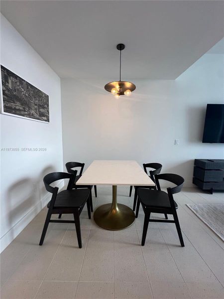 Furnished interior view inside a new home in , Miami (Image 13).