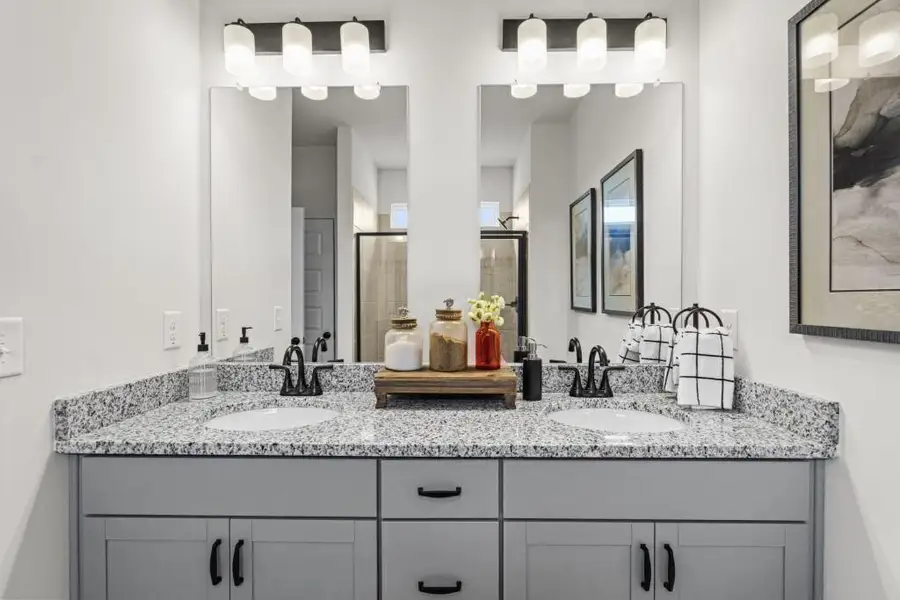 Furnished interior view inside a new home in Townes At The Stiles, Cartersville (Image 25).