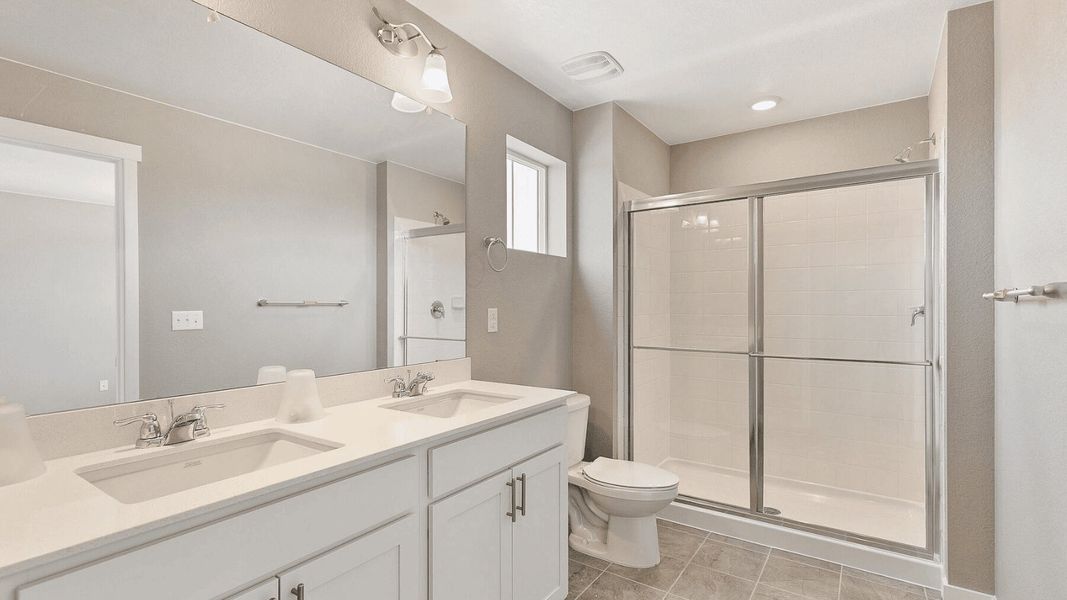 Furnished interior view inside a new home in Settlers Crossing, Commerce City (Image 5). Furnished interior view inside a new home in Settlers Crossing, Commerce City (Image 5).