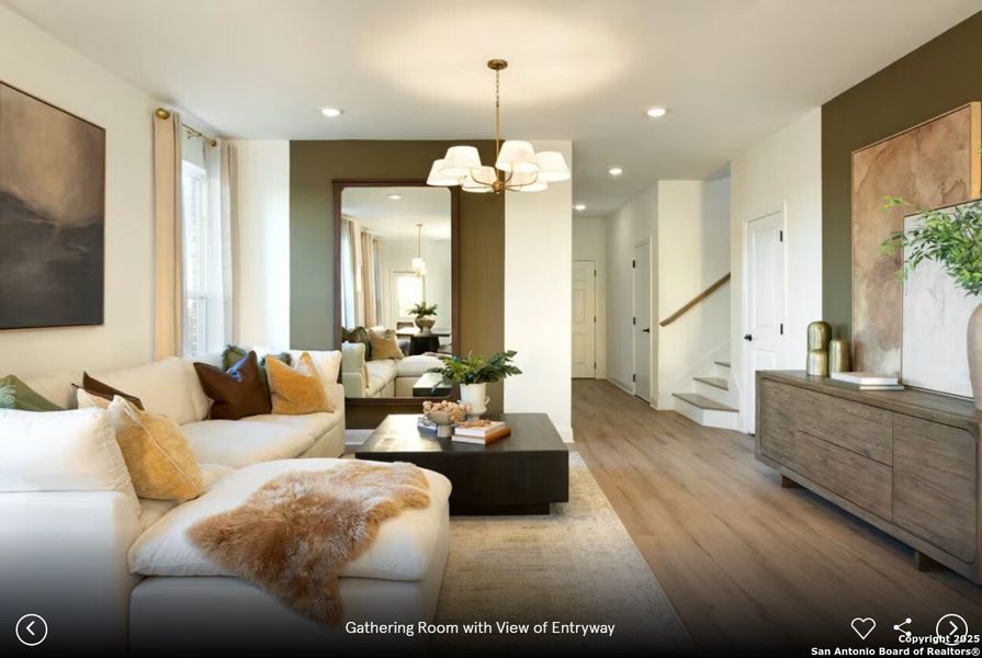 Furnished interior view inside a new home in Alto, San Marcos (Image 3).