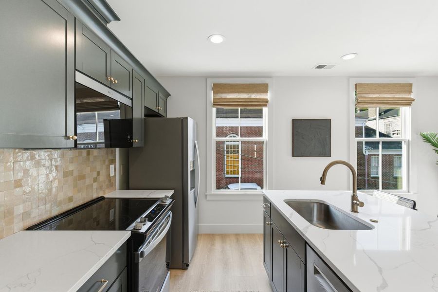Furnished interior view inside a new home in , Charleston (Image 12).