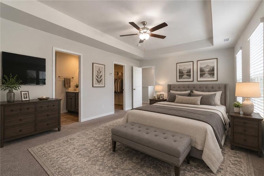 Furnished interior view inside a new home in , Dawsonville (Image 13). Furnished interior view inside a new home in , Dawsonville (Image 13).