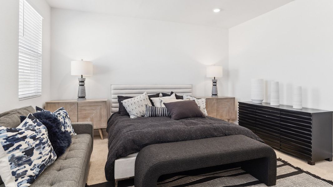 Furnished interior view inside a new home in Desert Moon Estates, Buckeye (Image 14).