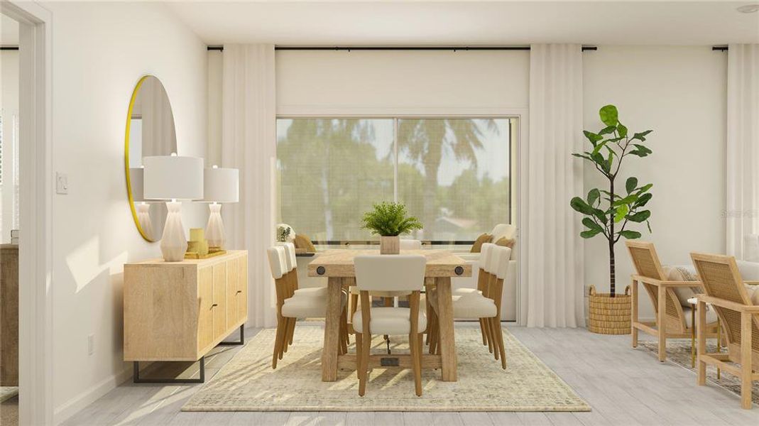 Furnished interior view inside a new home in Trailhead Landing, Alachua (Image 5).