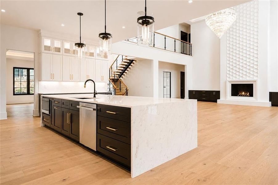 Furnished interior view inside a new home in , Alpharetta (Image 15).