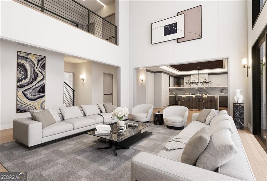 Furnished interior view inside a new home in , Fairburn (Image 10). Furnished interior view inside a new home in , Fairburn (Image 10).